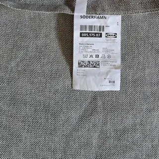 Funda reposabrazos IKEA Soderhamn Gris