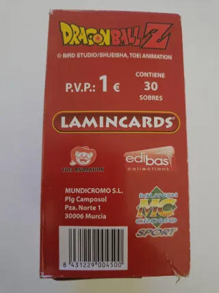 Caja Dragon Ball Z new edition super 3D Laminacard