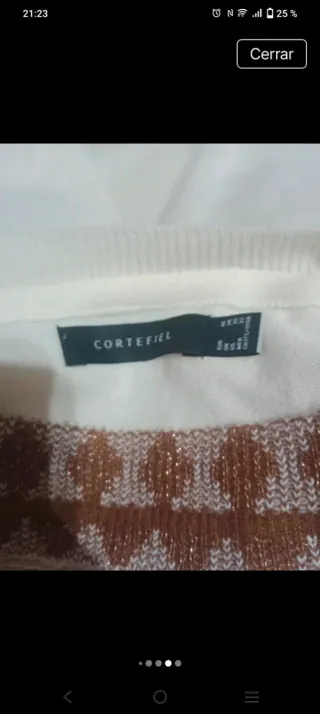 Jersey Cortefiel Beige