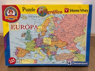 Puzzle Geográfico Europa 104 piezas Vicens Vives