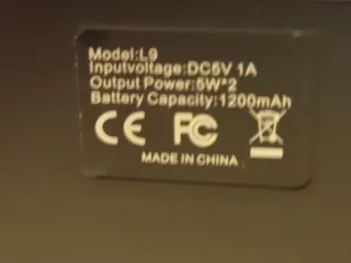 Mini Altavoz Bluetooth L9 Nuevo Radio FM Precintad