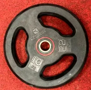 Disco pesi palestra 10kg diametro 28mm