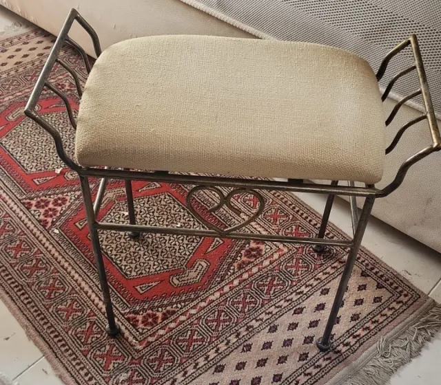 Descalzadora vintage metal y tela