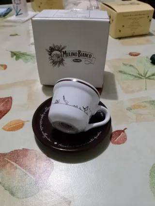 Tazzina Mulino Bianco con piattino