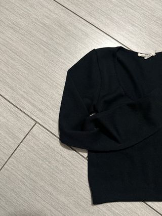 Maglia donna elasticizzata nera XS