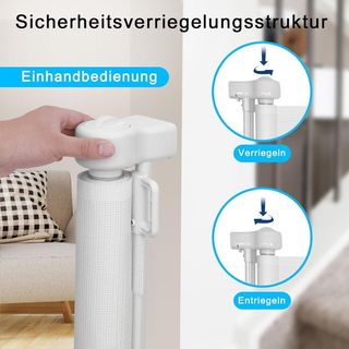 Puerta de seguridad retráctil para niños y mascota