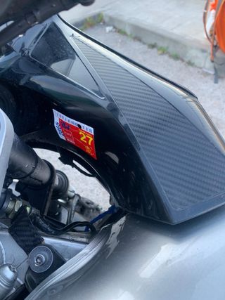 Yamaha FZ6 Sportbike Negra/Plata