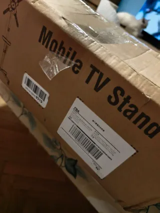 Soporte TV Ajustable con Ruedas