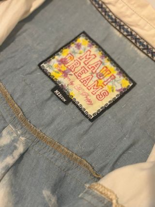 Vestido estilo camisero con tie-dye