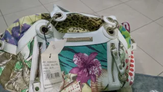 Borsa RoccoBarocco Multicolor e Bianca