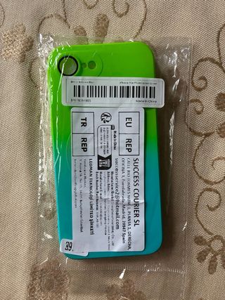 Funda iPhone fluorescente degradada