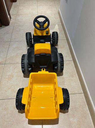 Trattore Elettrico Infantile Giallo