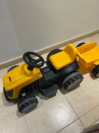 Trattore Elettrico Infantile Giallo