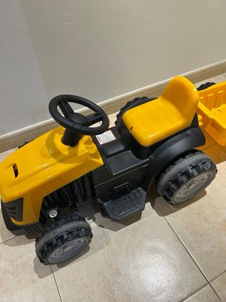 Trattore Elettrico Infantile Giallo