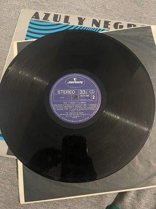 Vinilo Azul y Negro - La Noche