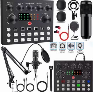 Kit completo de equipo de podcast