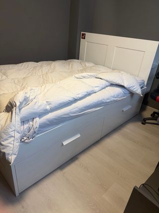 Cama Brimnes Ikea Blanca