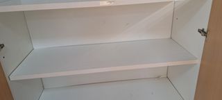 Armario bajo madera 2 puertas