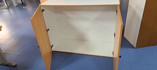 Armario bajo madera 2 puertas