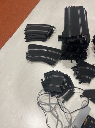 Pistas Scalextric con caja de conexión