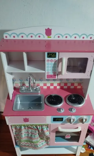 Cocina de Juguete Rosa