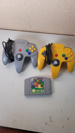Mandos Nintendo 64 + Super Mario 64
