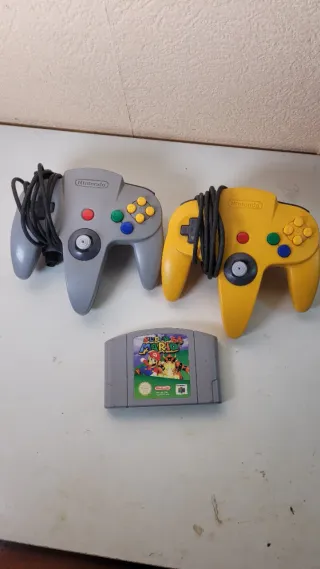 Mandos Nintendo 64 + Super Mario 64
