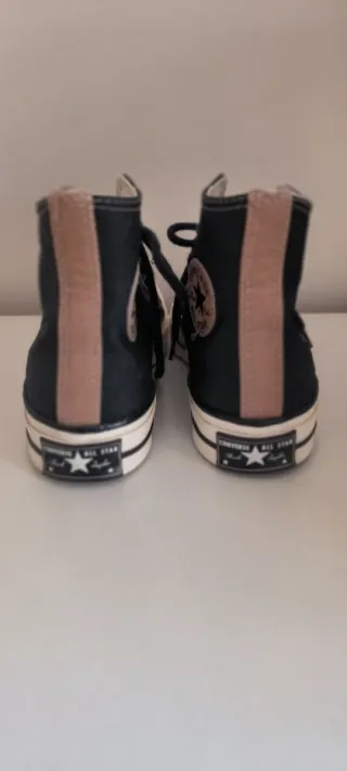 Converse All Star Botas Negras plataforma