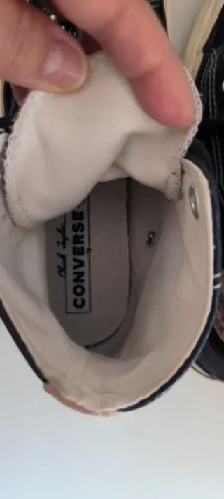 Converse All Star Botas Negras plataforma