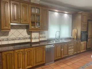Cocina Madera Grande 5.80 metros de frontal