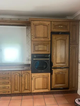 Cocina Madera Grande 5.80 metros de frontal