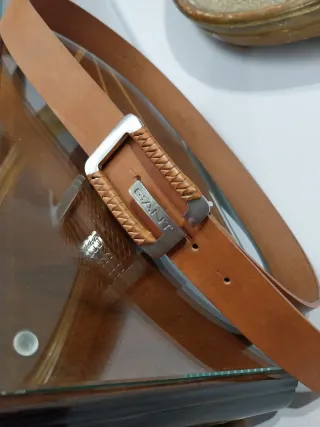 Cinturón Gant Mujer Camel , piel