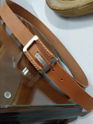 Cinturón Gant Mujer Camel , piel