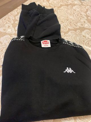 Tuta Kappa Nera Uomo Tg L