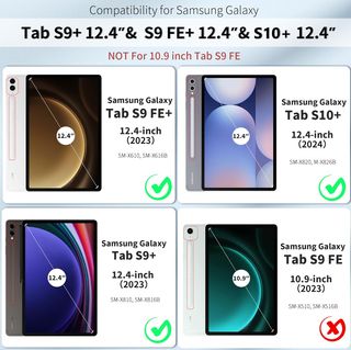 EasyAcc Funda Compatible con Samsung Galaxy Tab S9