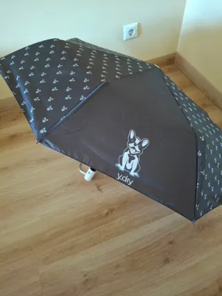 2 Ombrelli Pieghevoli (Nero e Blu)