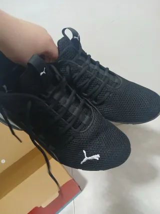 Zapatillas Puma Axelion LS Negras/Gris