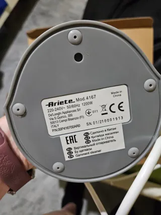 Ariete Cepillo Plancha Vertical Vapor 4167