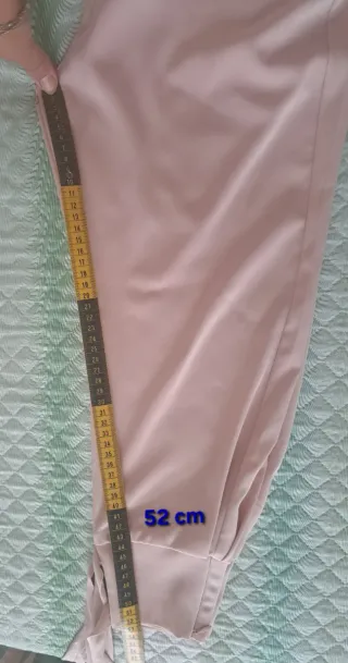 Pantaloni rosa Fun-Fun vita alta