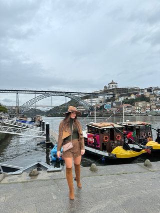 Conjunto Zara Marrón