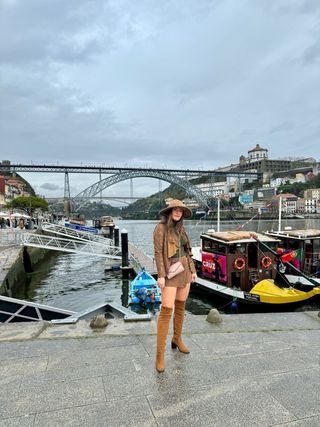 Conjunto Zara Marrón