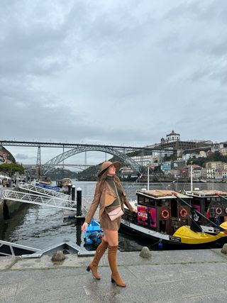 Conjunto Zara Marrón