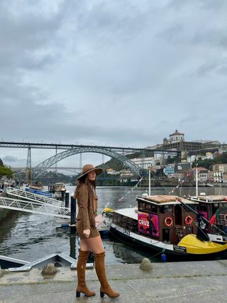 Conjunto Zara Marrón