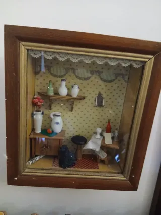 Miniatura salottino da appendere
