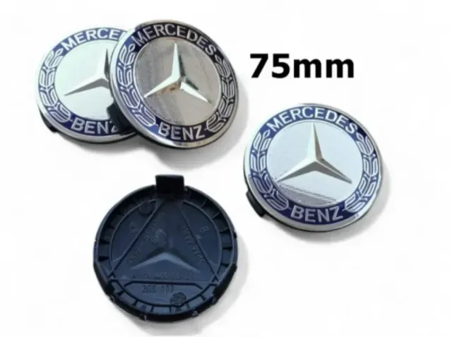 Tapabujes Mercedes 75mm Centro Llantas Ruedas AMG