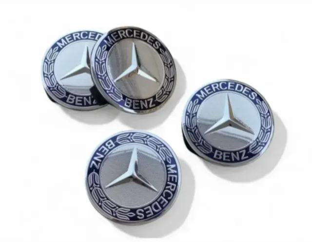 Tapabujes Mercedes 75mm Centro Llantas Ruedas AMG