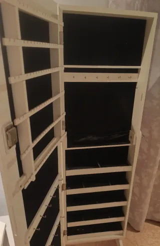 Espejo Joyero Blanco