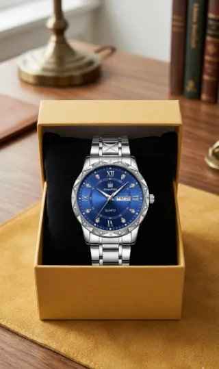 Reloj SYLVA ARMS Hombre Azul/Plata
