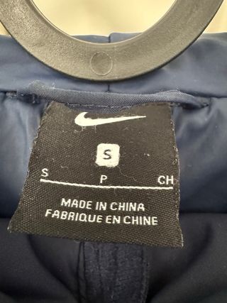 Abrigo largo Nike azul