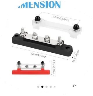 Se vende dos bloques de distribución de energía